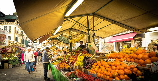 Fruit et légume sur le marché